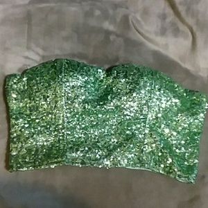 Charlotte Russe Sequins  Halter